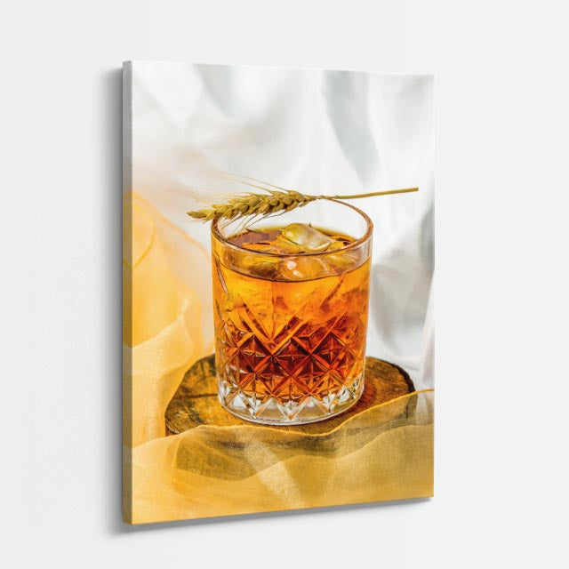 cuadro canvas bebidas premium old fashioned estilo contemporáneo