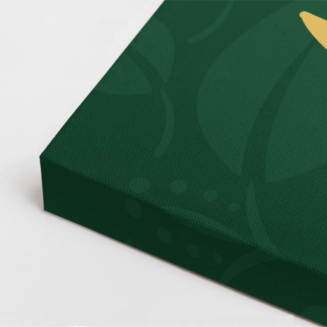 cuadro canvas te y cafe taza botánica estilo contemporáneo