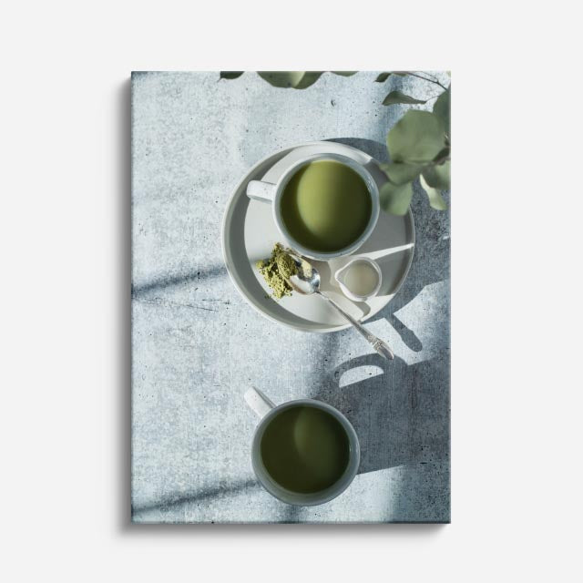 cuadro canvas te y cafe té minimal estilo contemporáneo