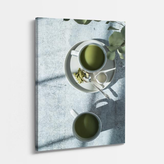 cuadro canvas te y cafe té minimal estilo contemporáneo