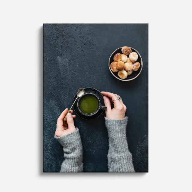 cuadro canvas te y cafe momento té estilo contemporáneo