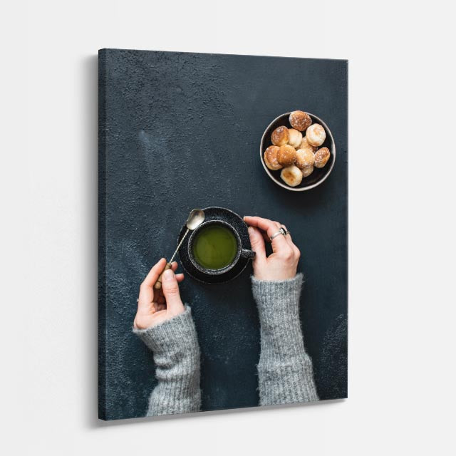 cuadro canvas te y cafe momento té estilo contemporáneo