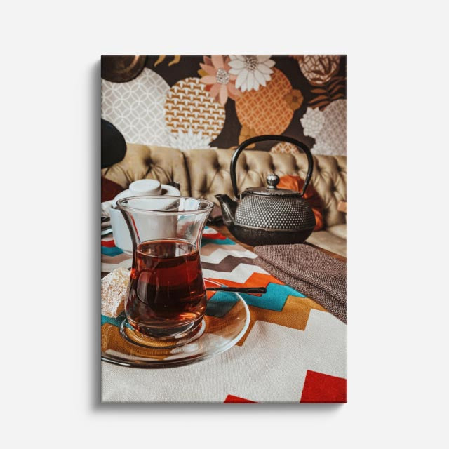 cuadro canvas te y cafe té tradicional estilo contemporáneo