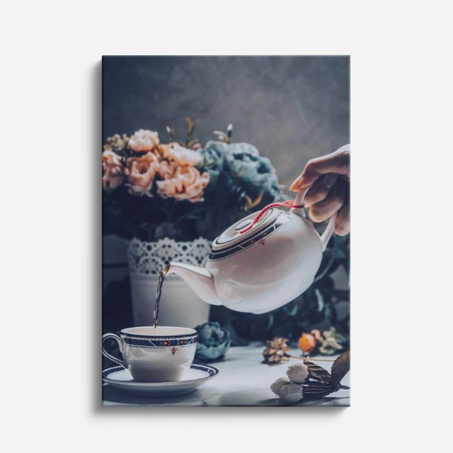 cuadro canvas te y cafe té clásico estilo contemporáneo