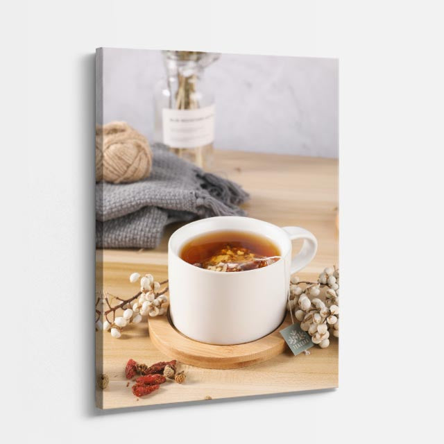 cuadro canvas te y cafe taza café estilo contemporáneo