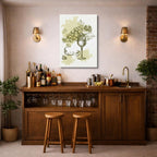 cuadro canvas vino viñedo arte estilo contemporáneo
