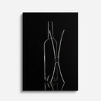 cuadro canvas vino vino elegante estilo contemporáneo