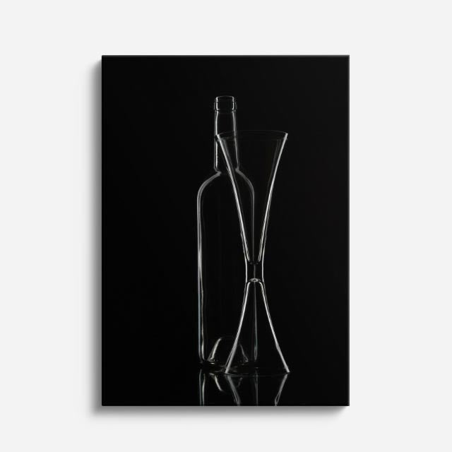 cuadro canvas vino vino elegante estilo contemporáneo