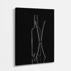 cuadro canvas vino vino elegante estilo contemporáneo