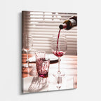cuadro canvas vino brindis luz estilo contemporáneo