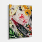 cuadro canvas vino vino fresco estilo contemporáneo