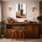 cuadro canvas vino vino blanco estilo contemporáneo