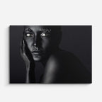 cuadro canvas retrato sobrio luz interior estilo contemporáneo