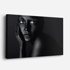 cuadro canvas retrato sobrio luz interior estilo contemporáneo