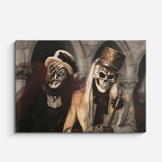 cuadro canvas expresión artística humana pacto eterno estilo gótico contemporáneo
