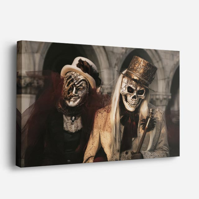 cuadro canvas expresión artística humana pacto eterno estilo gótico contemporáneo