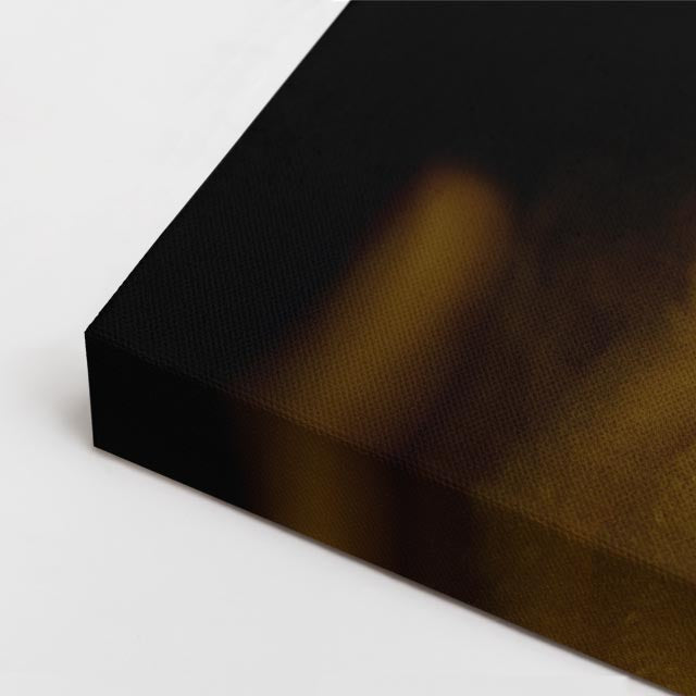 cuadro canvas ritual dorado estilo contemporáneo premium