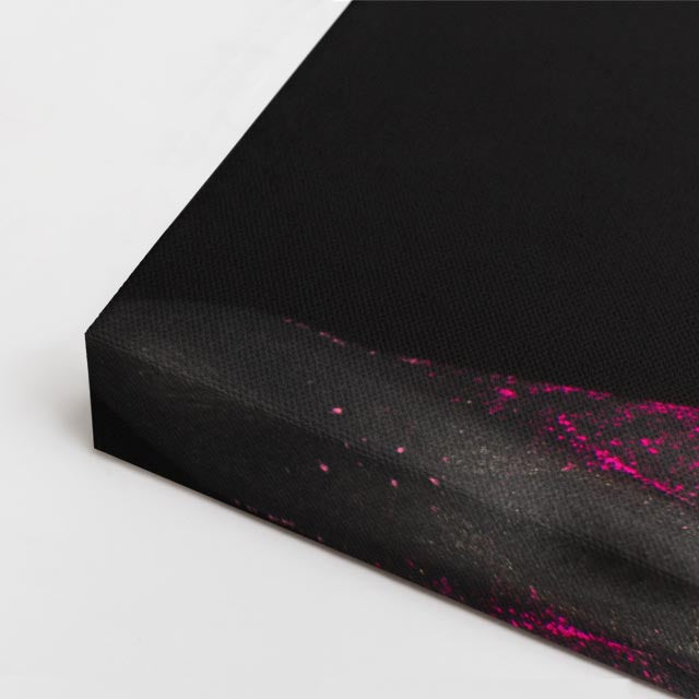 cuadro canvas neón glam estilo contemporáneo editorial