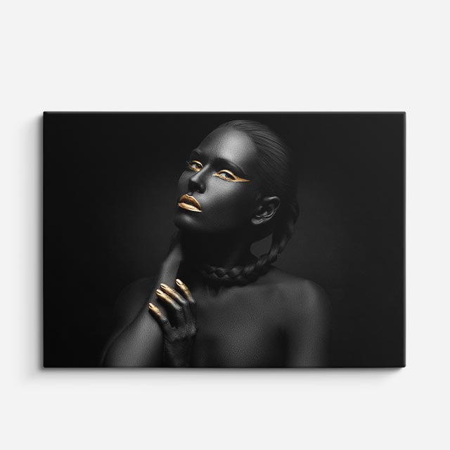 cuadro canvas perfil sombra estilo minimalista contemporáneo