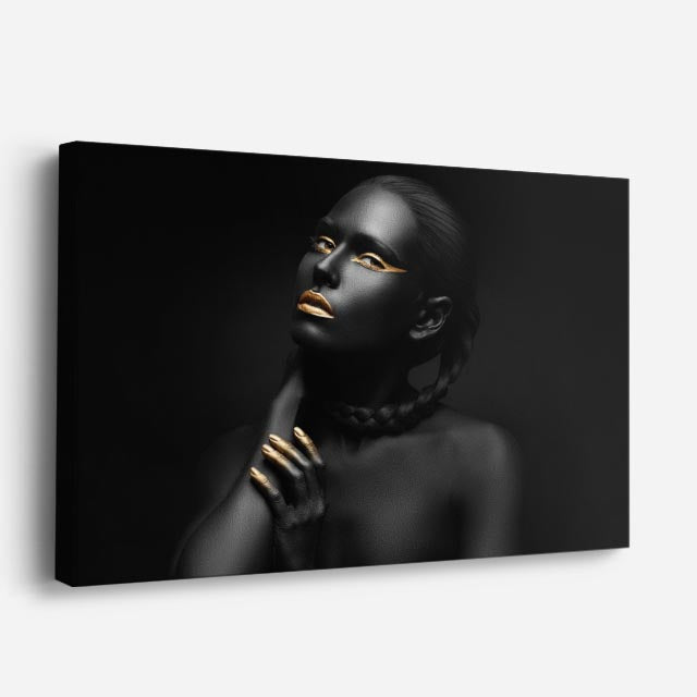 cuadro canvas perfil sombra estilo minimalista contemporáneo