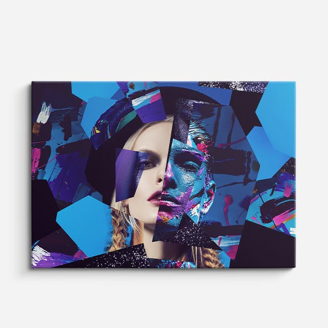 cuadro canvas caos visual