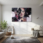 cuadro canvas fragmento femenino