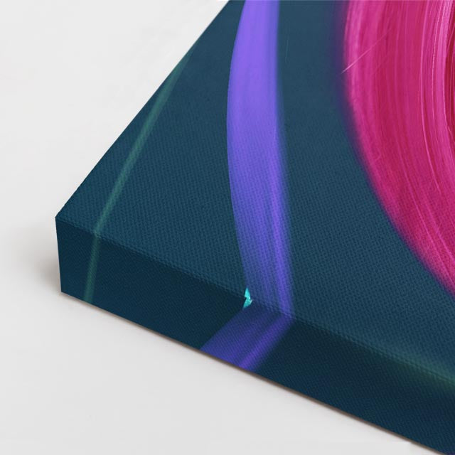 cuadro canvas neón pop