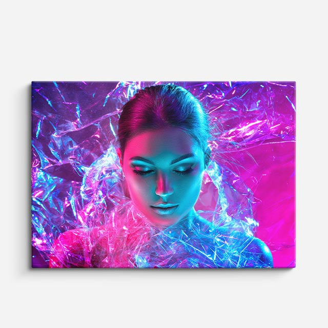 cuadro canvas aura eléctrica