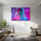cuadro canvas aura eléctrica