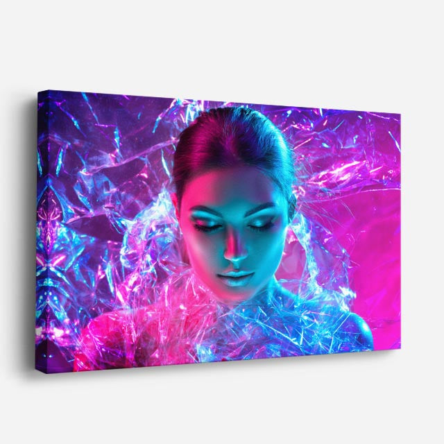 cuadro canvas aura eléctrica