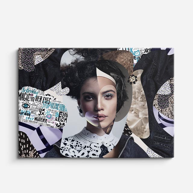 cuadro canvas collage editorial