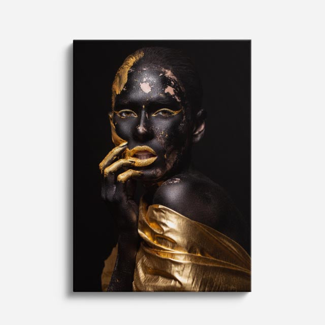 cuadro canvas expresión artística humana glamour nocturno estilo contemporáneo
