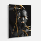 cuadro canvas expresión artística humana trenza imperial estilo contemporáneo