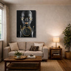 cuadro canvas expresión artística humana tiempo interior estilo contemporáneo