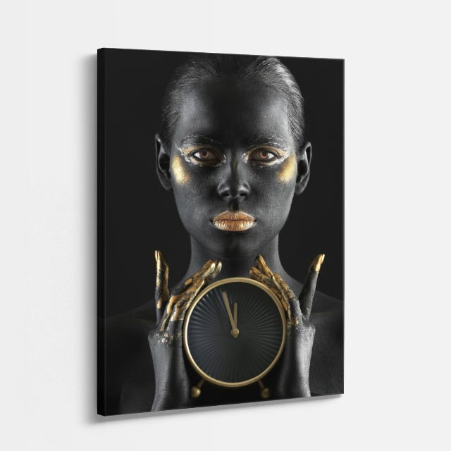 cuadro canvas expresión artística humana tiempo interior estilo contemporáneo