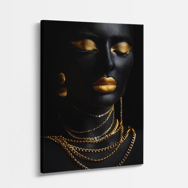 cuadro canvas expresión artística humana joya nocturna estilo contemporáneo
