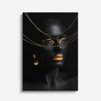 cuadro canvas expresión artística humana mascara fina estilo contemporáneo