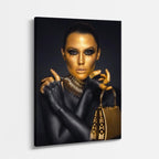 cuadro canvas expresión artística humana moda imperial estilo contemporáneo