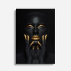 cuadro canvas expresión artística humana belleza negra estilo contemporáneo