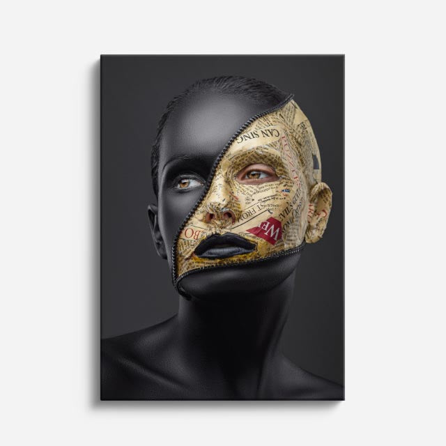 cuadro canvas expresión artística humana collage humano estilo contemporáneo