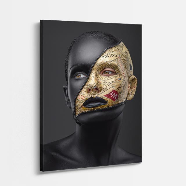 cuadro canvas expresión artística humana collage humano estilo contemporáneo