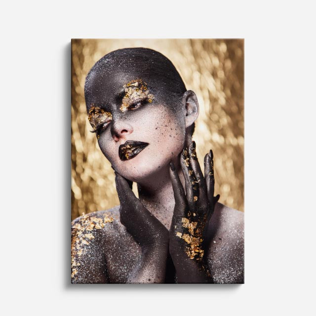 cuadro canvas expresión artística humana reflejo real estilo contemporáneo