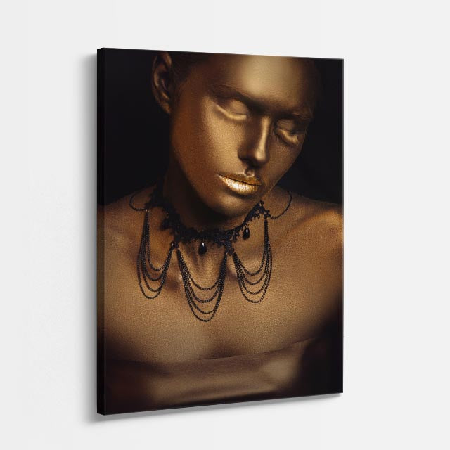 cuadro canvas expresión artística humana bronce interior estilo contemporáneo