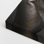 cuadro canvas expresión artística humana perfil de ebano estilo contemporáneo