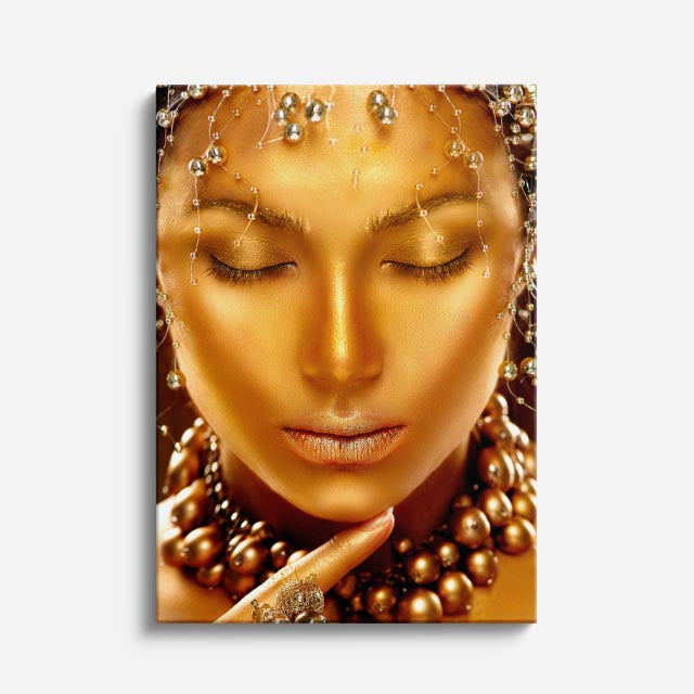 cuadro canvas expresión artística humana rostro imperial estilo contemporáneo