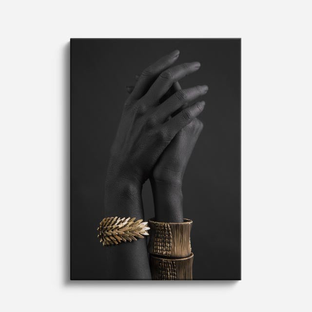 cuadro canvas expresión artística humana brazalete real estilo contemporáneo