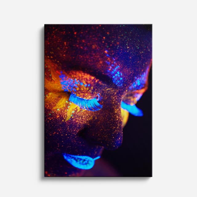 cuadro canvas expresión artística humana galaxia interior estilo contemporáneo