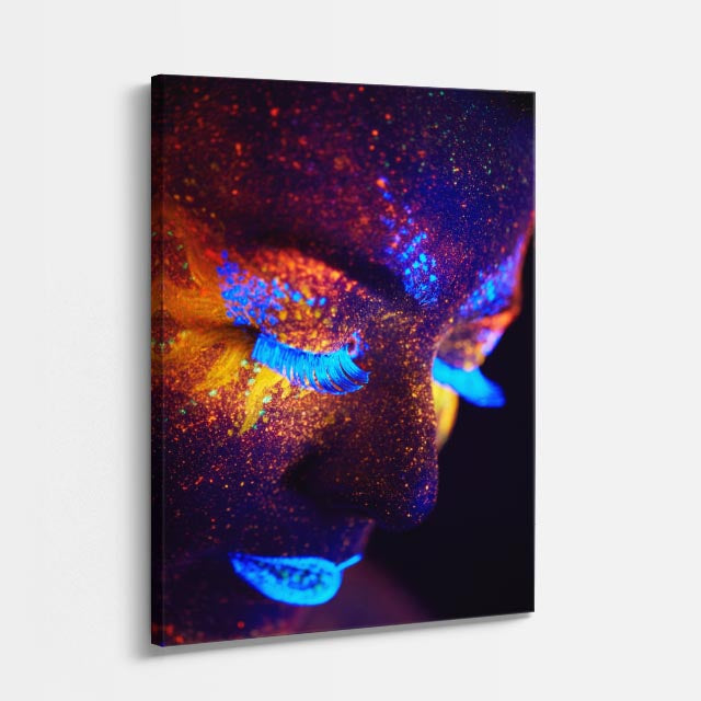 cuadro canvas expresión artística humana galaxia interior estilo contemporáneo