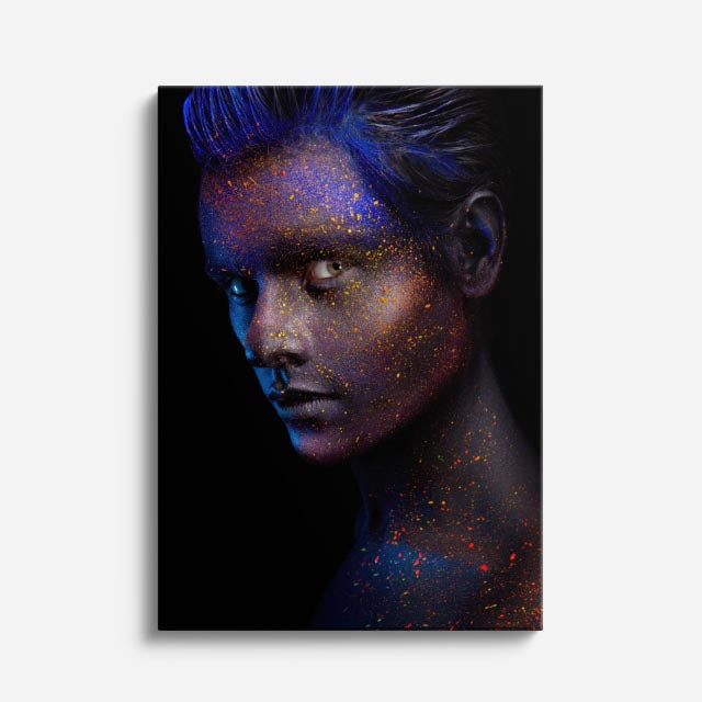 cuadro canvas expresión artística humana bruma estelar estilo contemporáneo