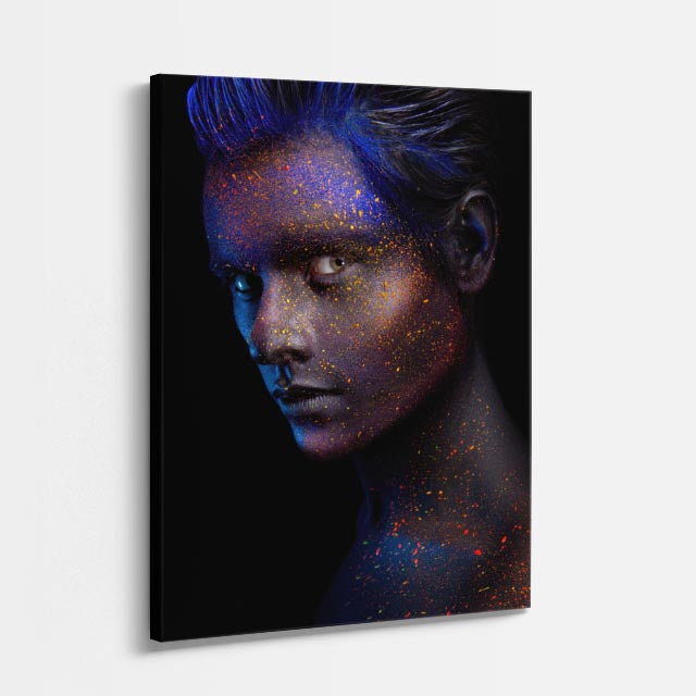 cuadro canvas expresión artística humana bruma estelar estilo contemporáneo